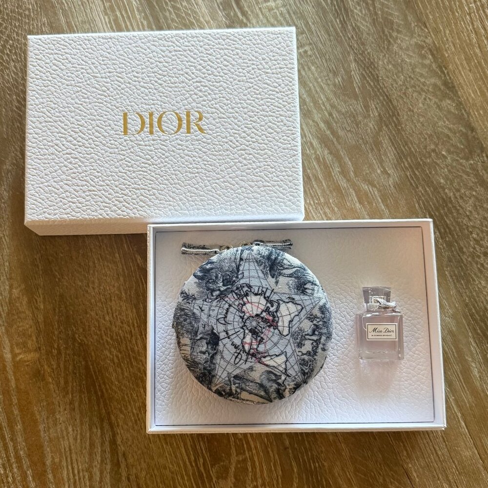 Dior Makeup Bag and Mini Miss Dior Set